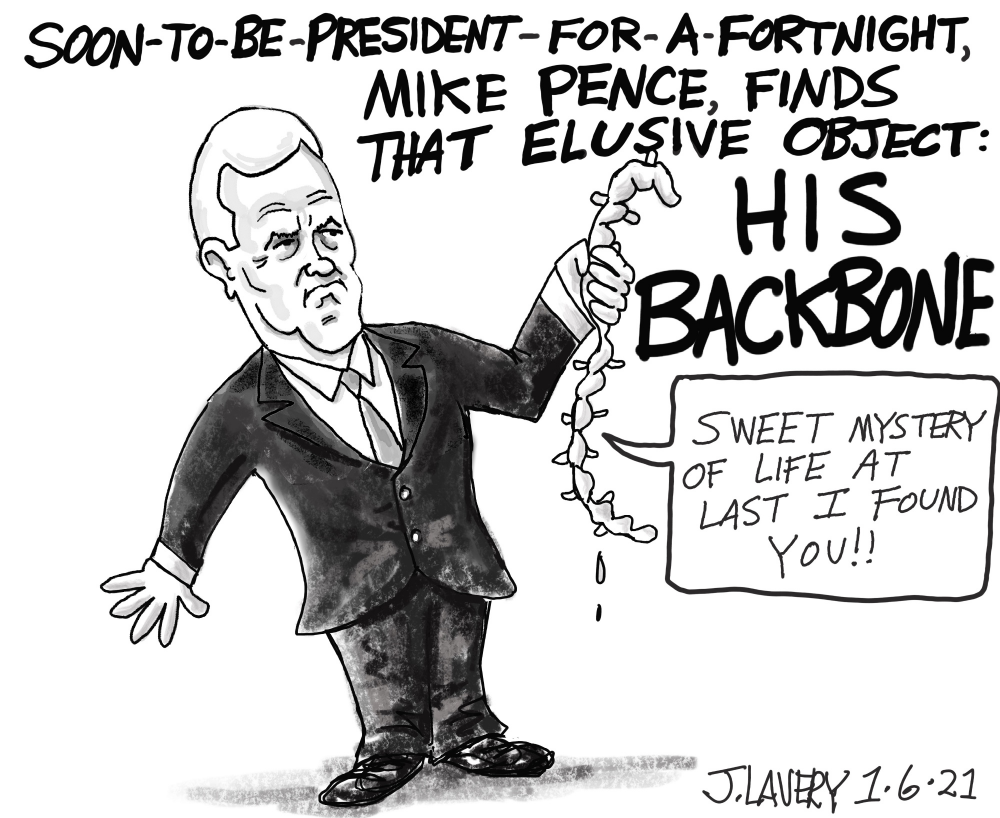 Cartoon: Soon To Be President Pence 1