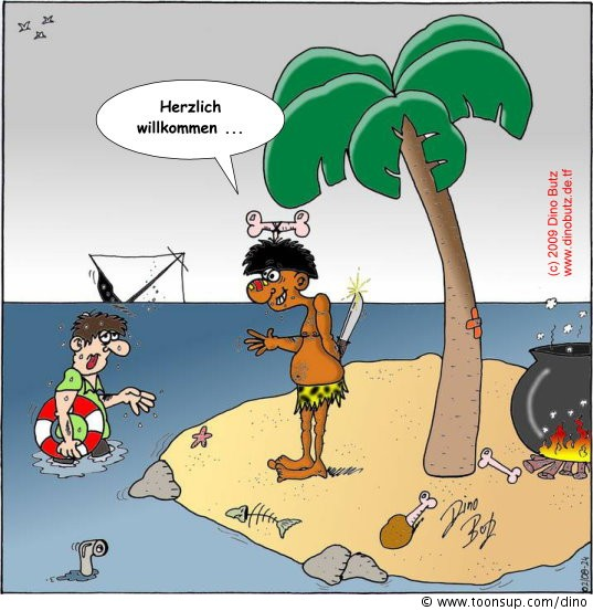 Cartoon: Insel 1