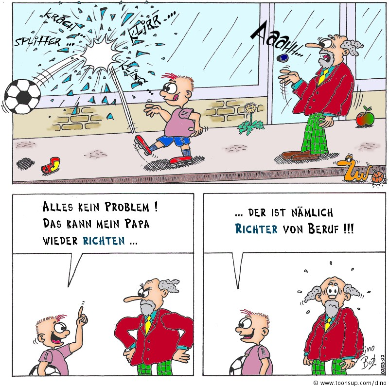Cartoon: Scherben bringen Glück ?! 1