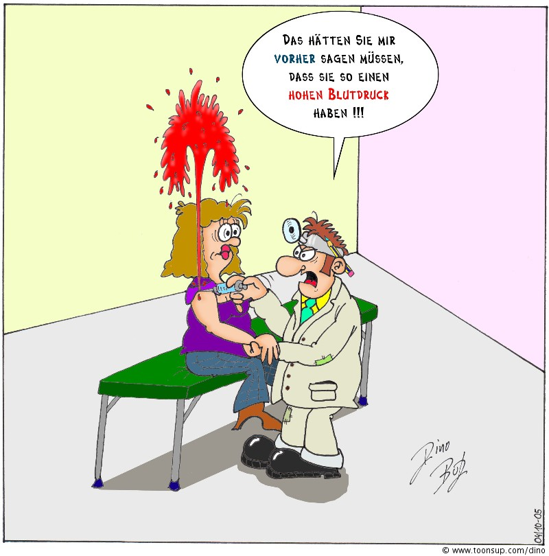 Cartoon: Blutdruck 1