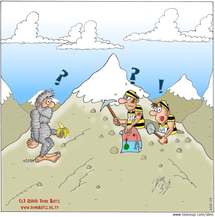Cartoon: Ausbruchversuch Nr. 754 1