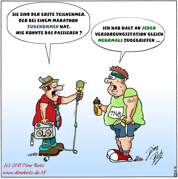 Cartoon: Marathon 1