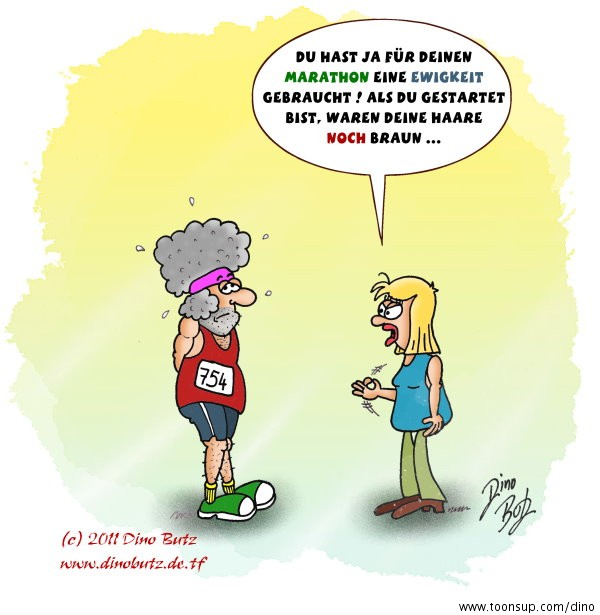 Cartoon: Marathon Nr. 2 2