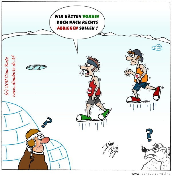 Cartoon: Marathon Nr. 4 1