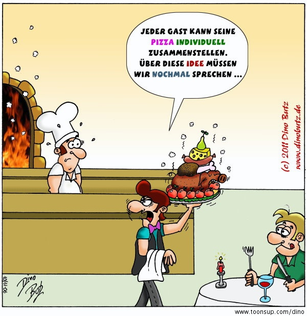 Cartoon: Wunschpizza 1