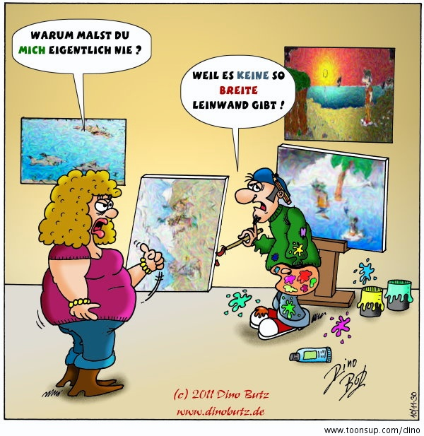 Cartoon: Maler 1