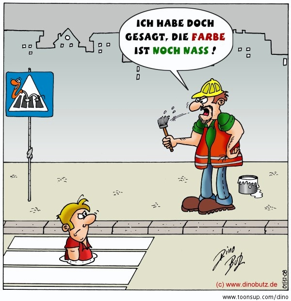 Cartoon: Bauarbeiten 1