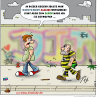 Nachts, auf der Straße ...