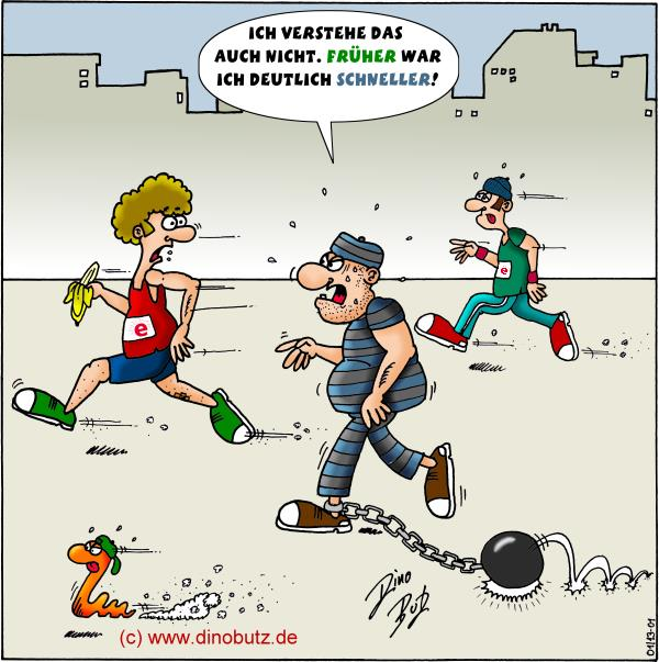Cartoon: Laufen - Toonsup