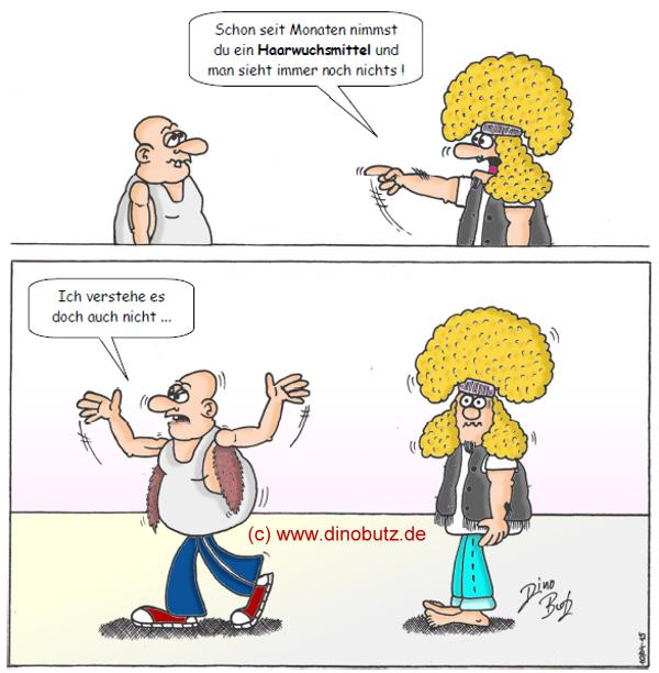 Cartoon: Haarprobleme 1