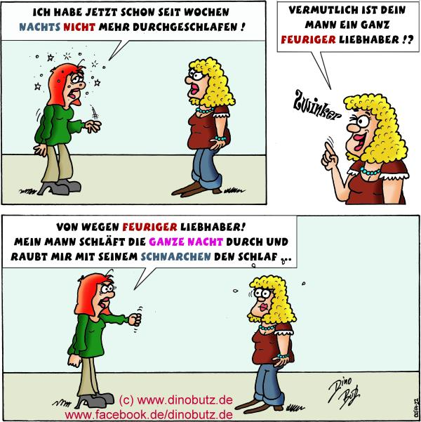 Cartoon: Schlaflose Nacht 1