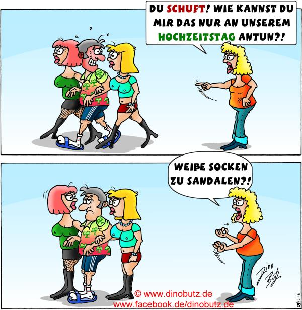 Cartoon: Hochzeitstag 1