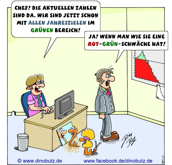 Cartoon: Verkaufsziel erreicht 1