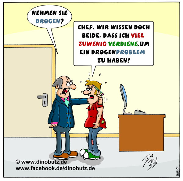 Cartoon: Drogenproblem?! 1