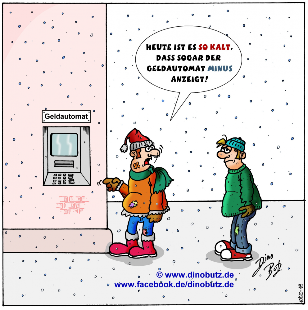 Cartoon: Oje, immer diese Kälte 1