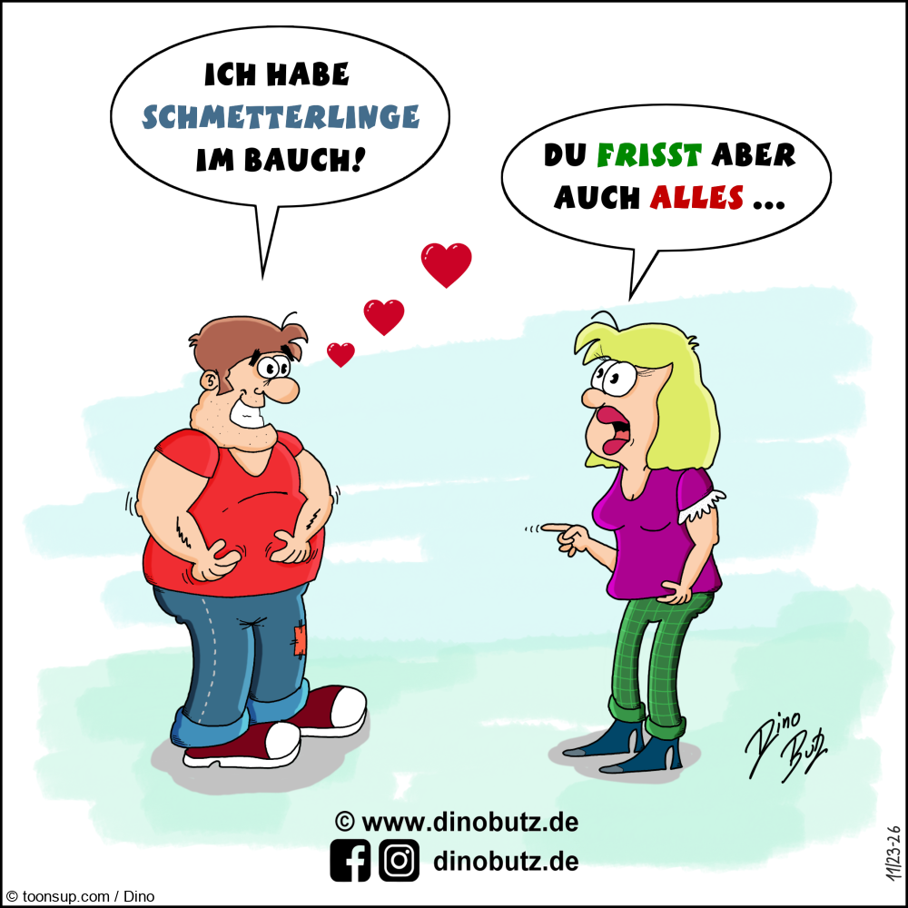Cartoon: Ach muss Liebe schön sein! 1