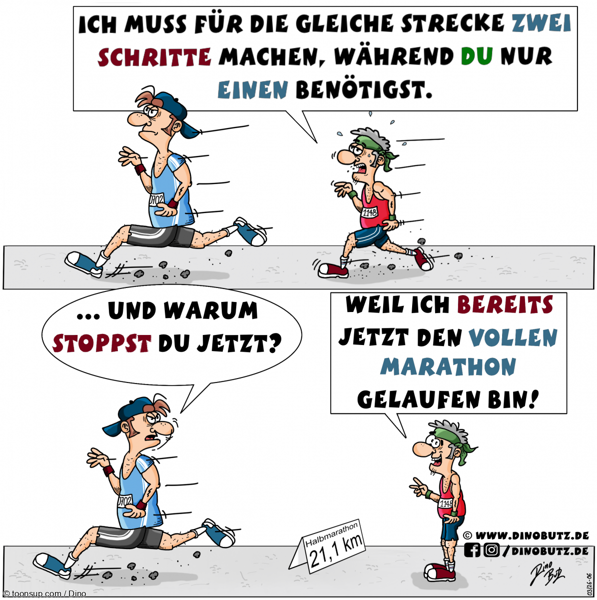 Comic: Klein - aber oho! 1