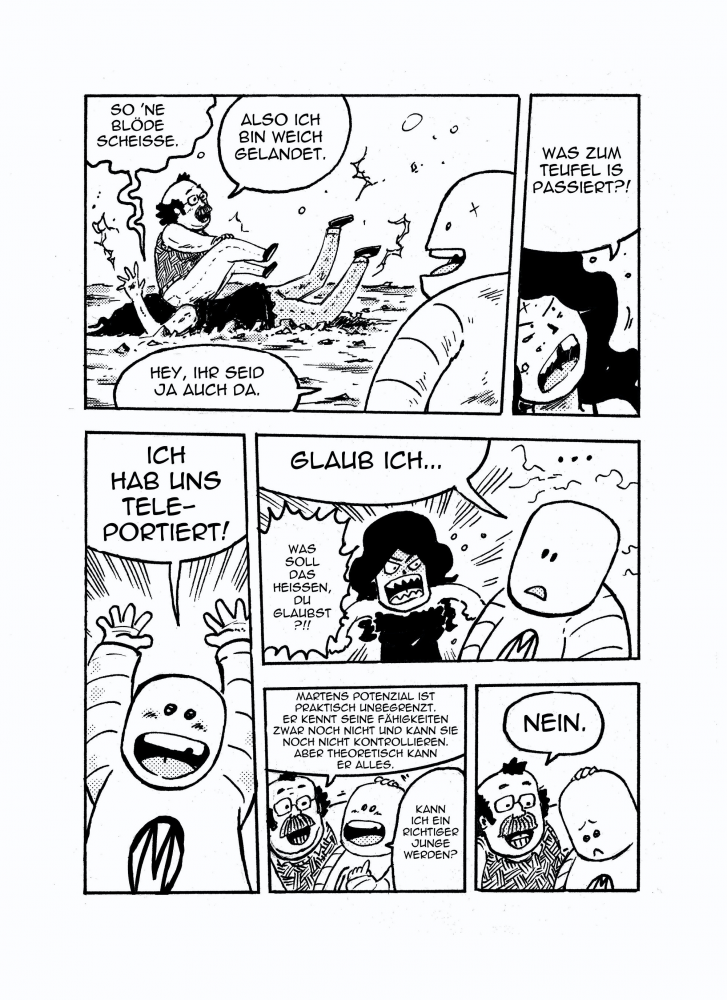 Comic: Marten der zeitreisende Roboter der durch die Zeit reist 3