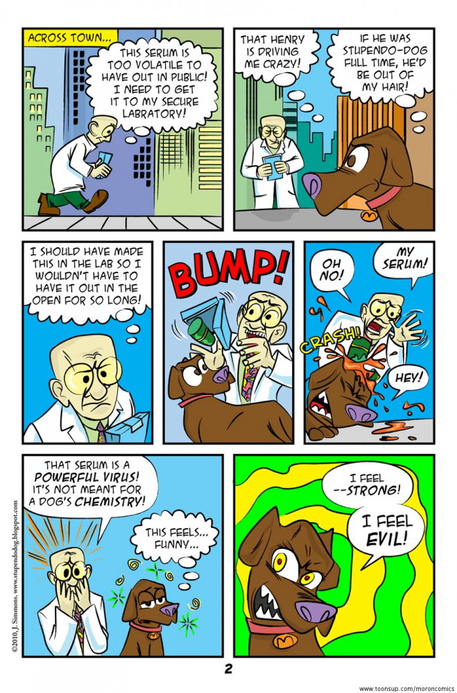 Cartoon: Stupendo-Dog #3!!! 3