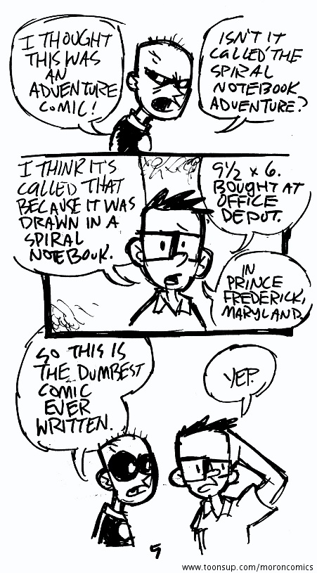 Cartoon: Skulley and the Spiral Notebook Adventure 5