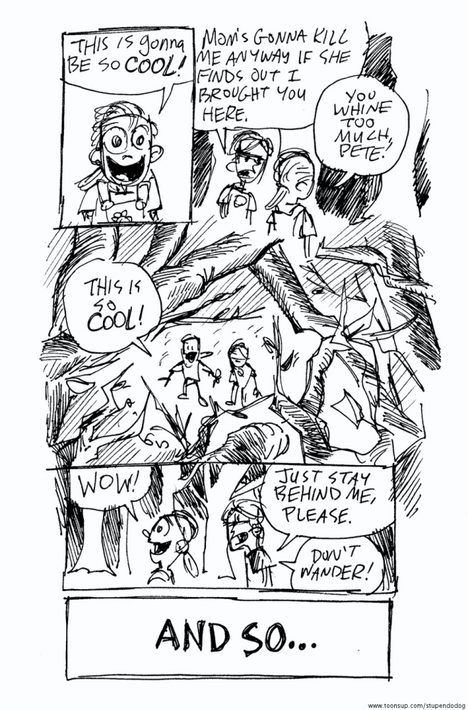 Cartoon: A Short Scary Story 3