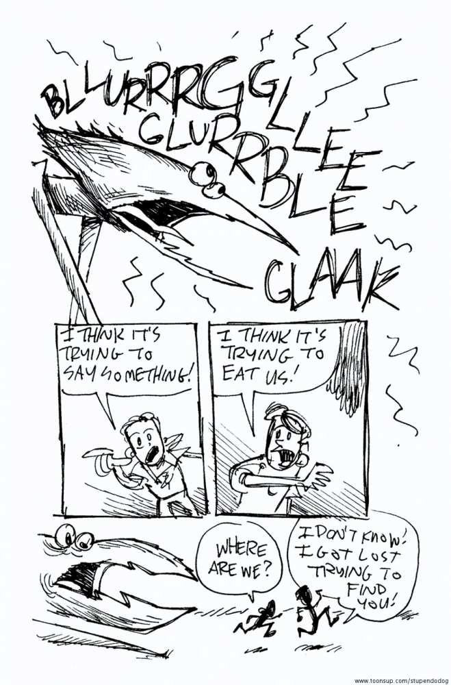 Cartoon: A Short Scary Story 7