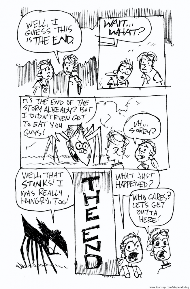 Cartoon: A Short Scary Story 9
