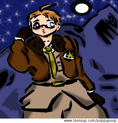 Illustration: Late night pondering 1