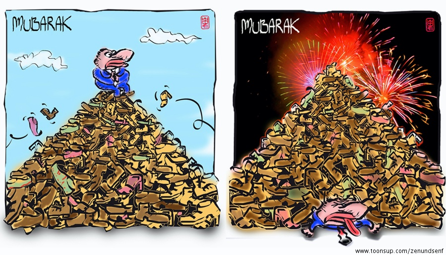 Cartoon: Mubarak 2 1