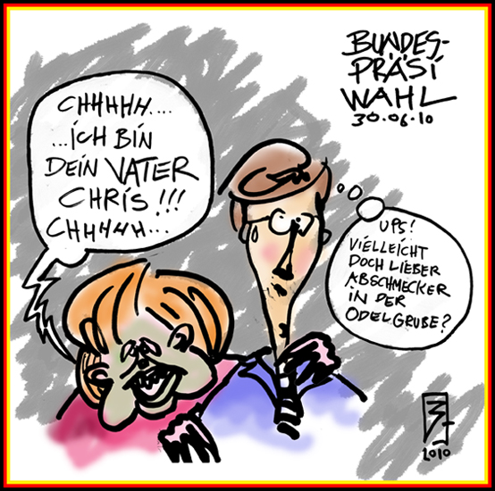 Cartoon: Oberbundesbonz (Wulff 1) 1