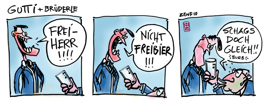 Cartoon: Freiherr 2 4