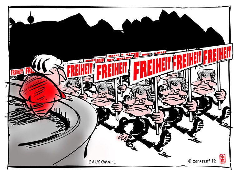 Cartoon: GAUCKWAHL 1