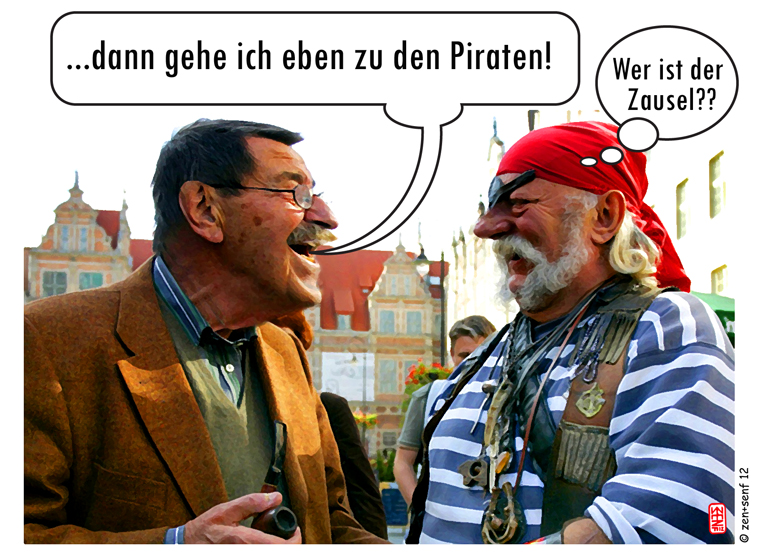 Cartoon: Piratengrass 1