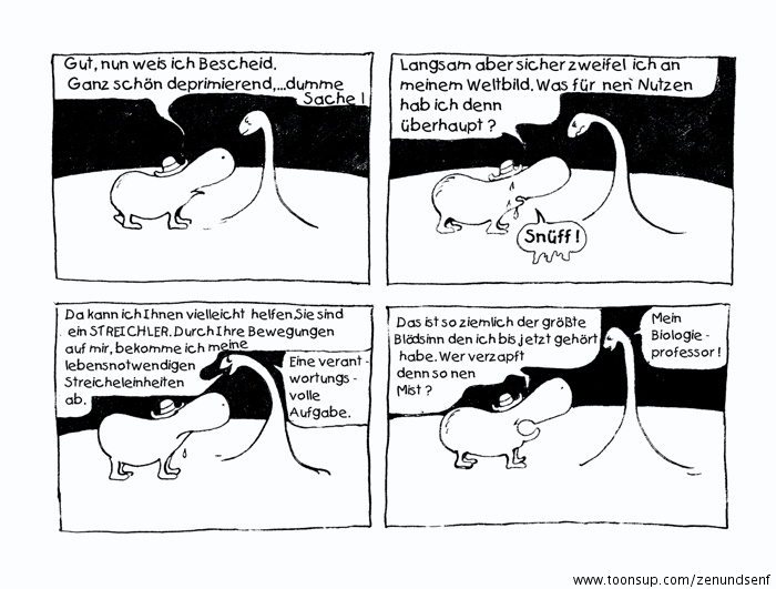 Cartoon: STREICHLER & Planetotier 2 1