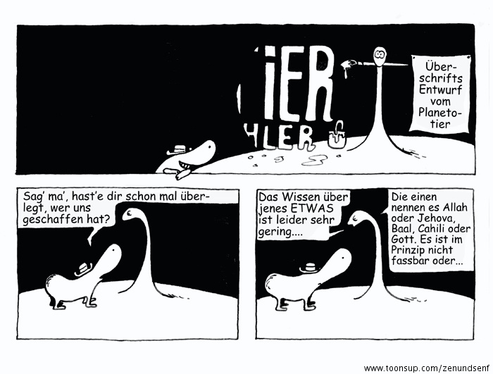 Cartoon: STREICHLER & Planetotier 9 1