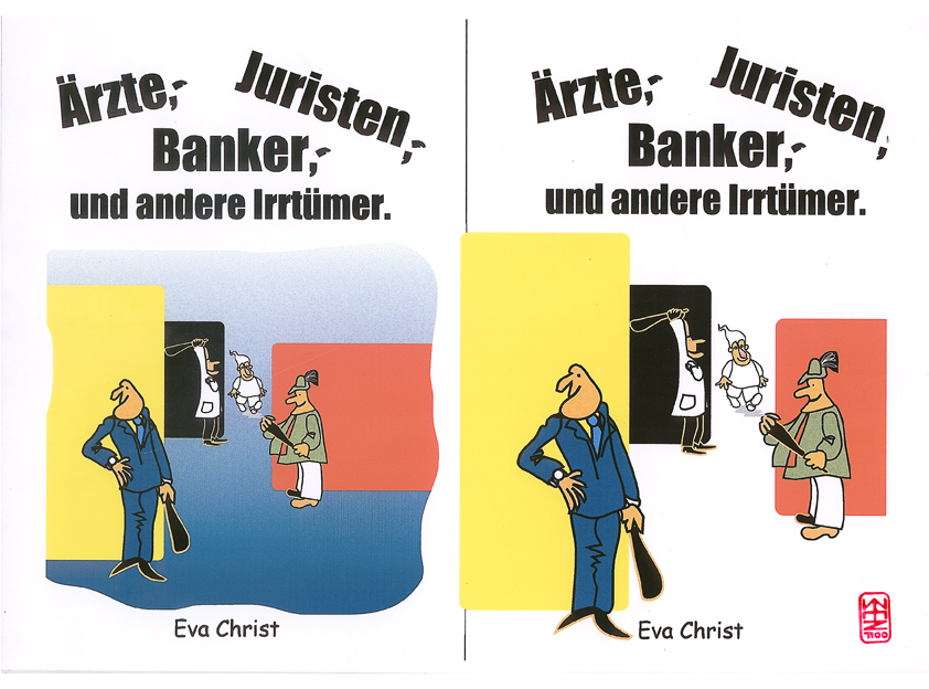 Cartoon: Ärzte-Juristen-Banker 1 1
