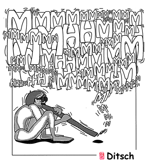 Cartoon: Ditsch (sound of vespa IIII) 2