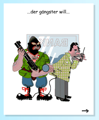Cartoon: Gangsterfangen 1