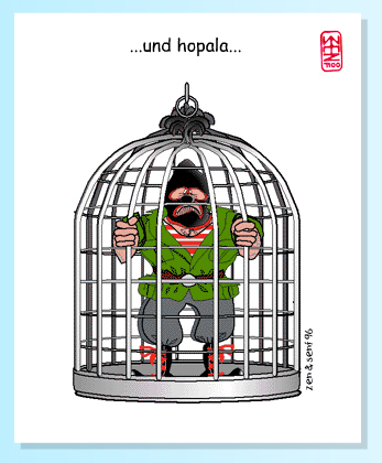 Cartoon: Gangsterfangen 9