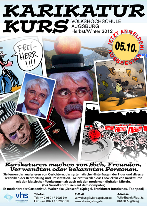 Illustration: Karikaturenkurs 1