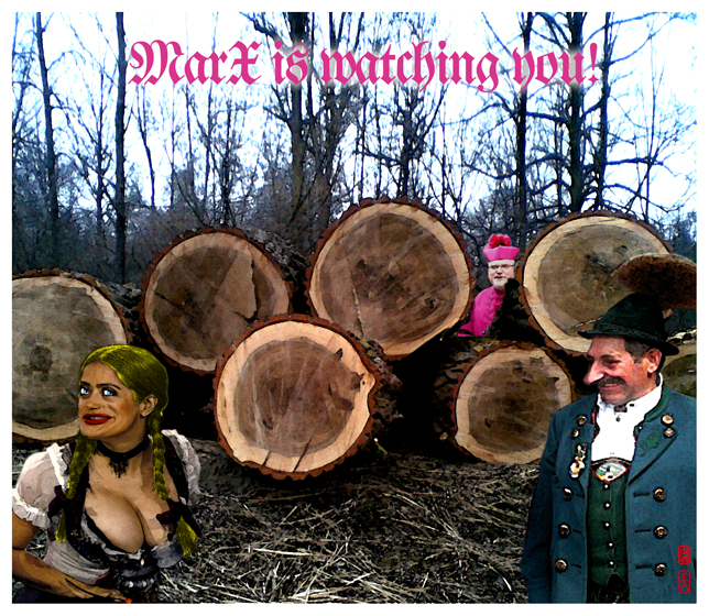 Cartoon: Marx is Watching You! 1