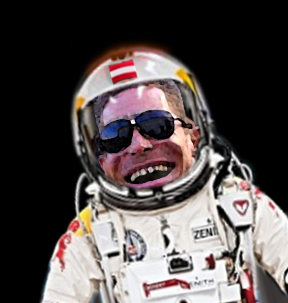 Cartoon: BAUMGARTNER 4