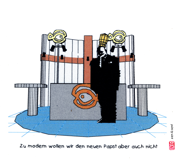Cartoon: PAPST 1