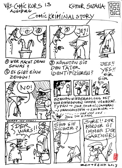 Comic: Comic Kurs VHS 2013 - Ergebnisse 16
