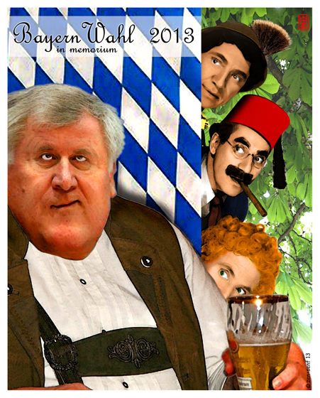 Cartoon: BAYERNWAHL 2013 2