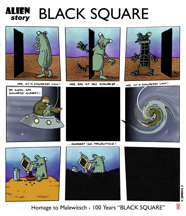Comic: Malewitsch Hommage 1