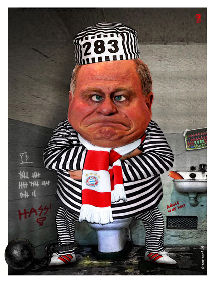 Cartoon: Hoeneß Uli 1