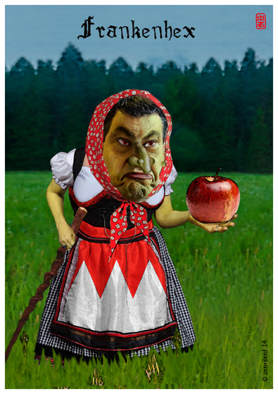 Caricature: Frankenhex 1