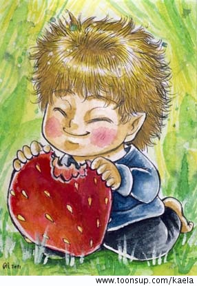 Illustration: Erdbeere 1
