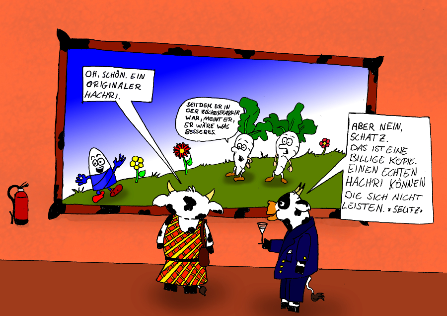 Cartoon: Kein Original Hachri 1